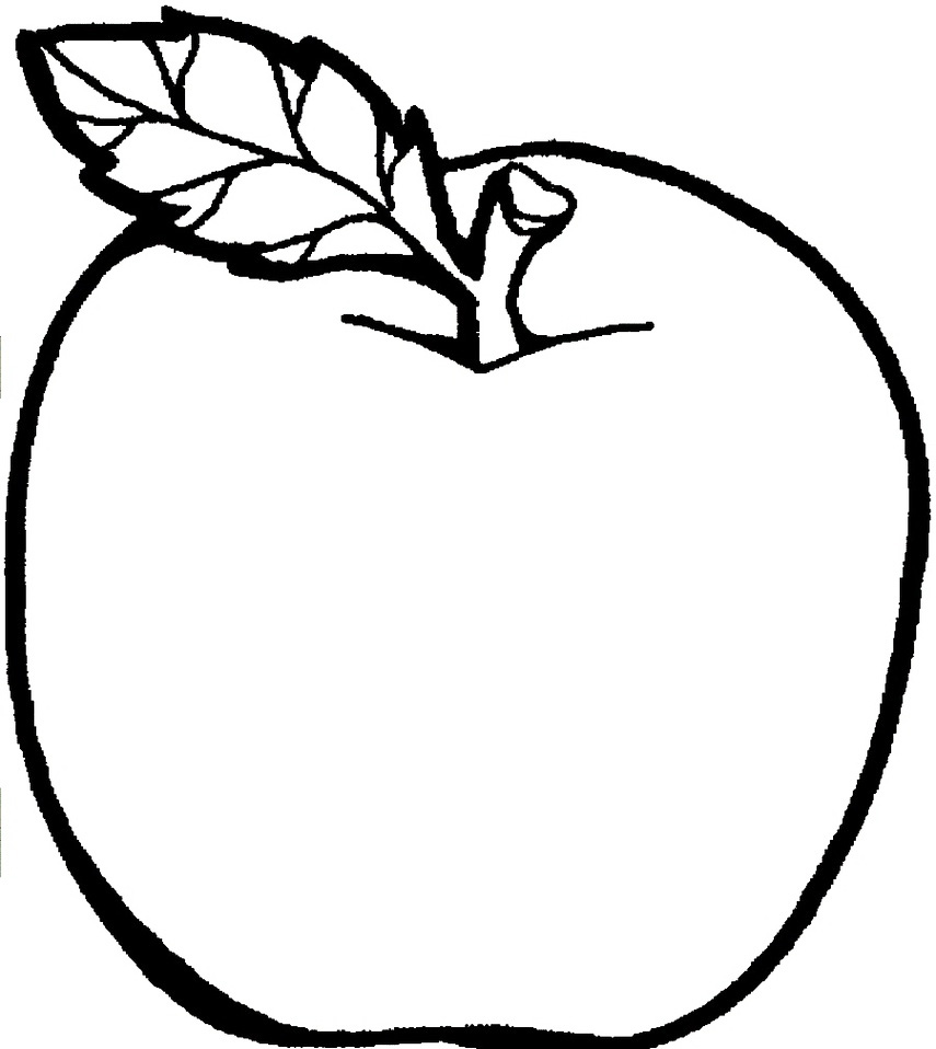 Apple National Fruit Of Poland Coloring Page