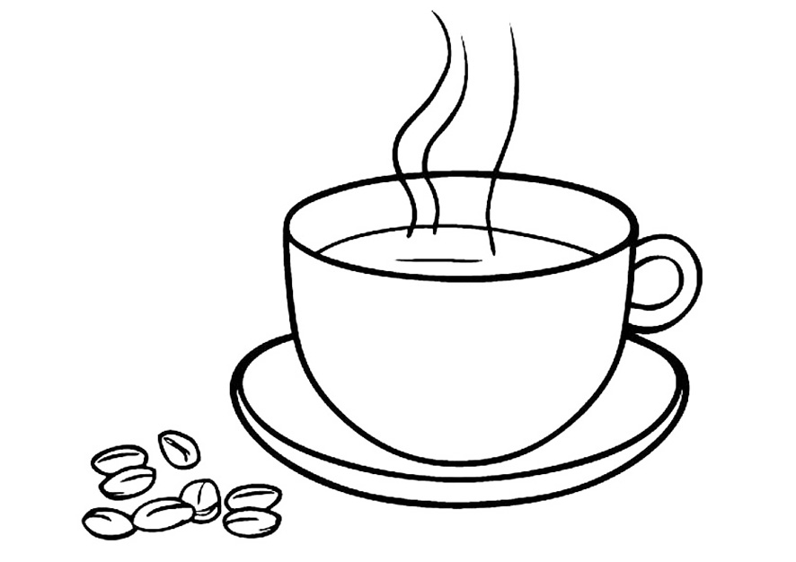 Coffee From Ecuador Coloring Page