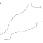 Map Of Morocco Coloring Page