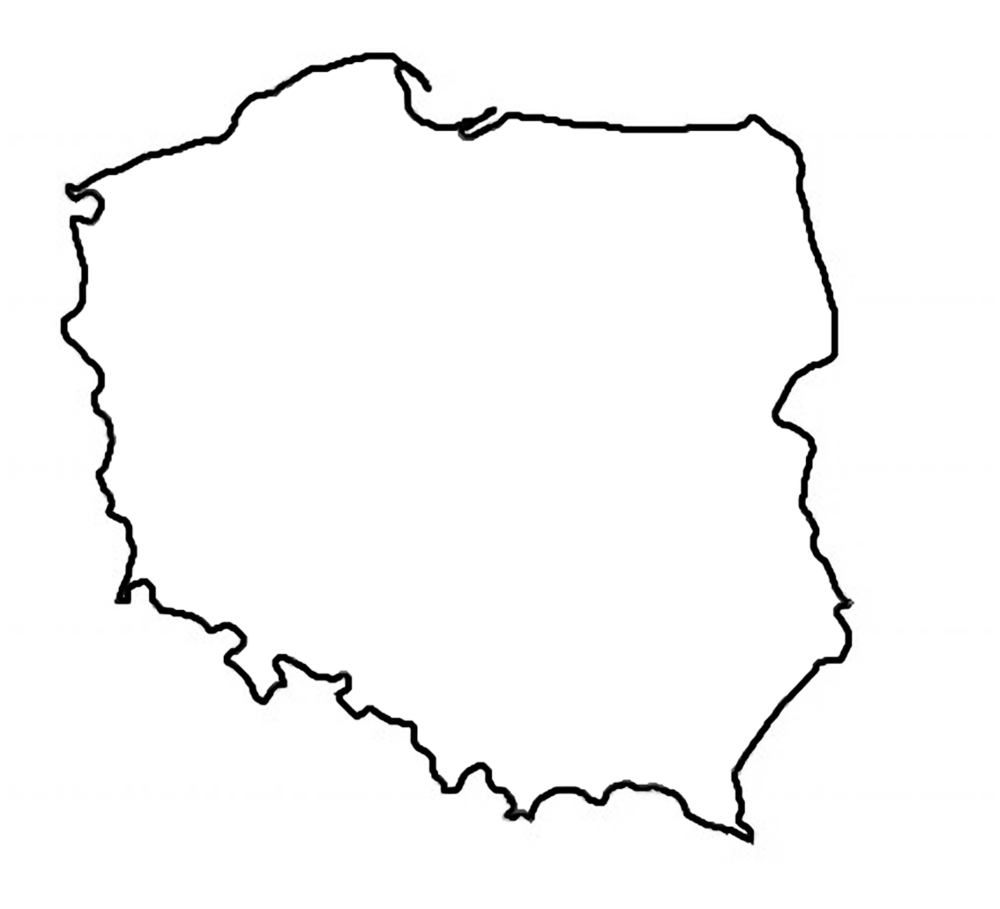 Map Of Poland Coloring Page