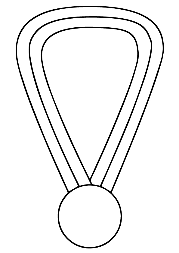 Olympic Medal Coloring Page