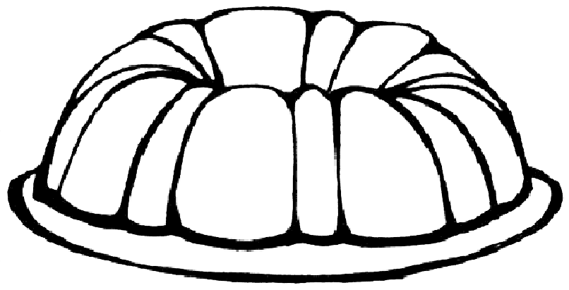 Polish Babka Cake Coloring Page