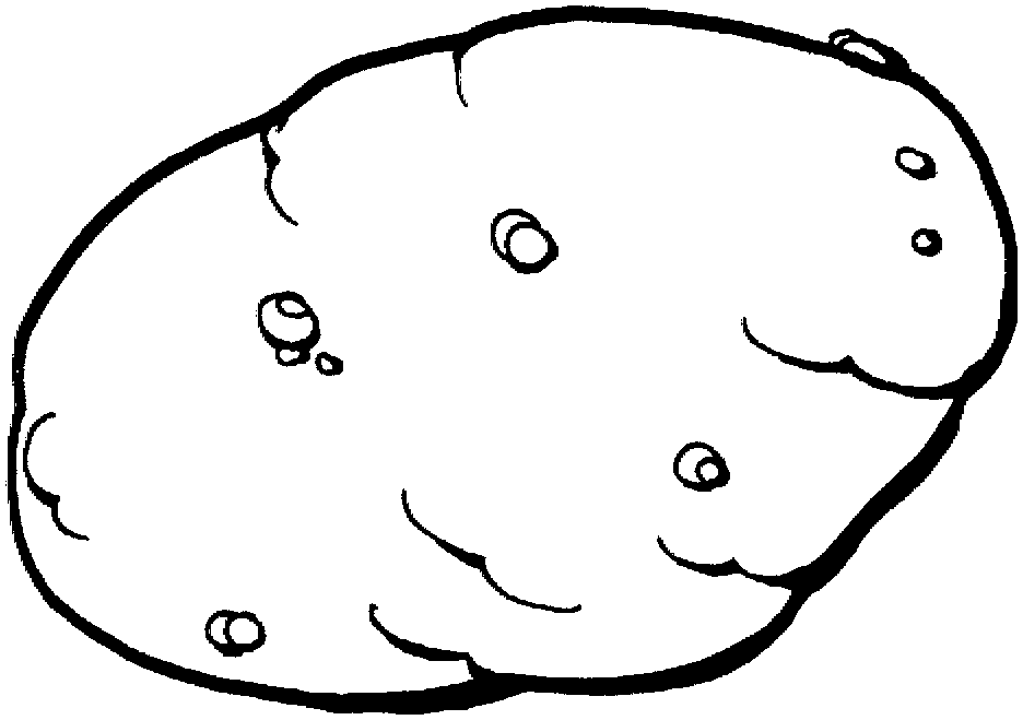 Potato In Poland Coloring Page