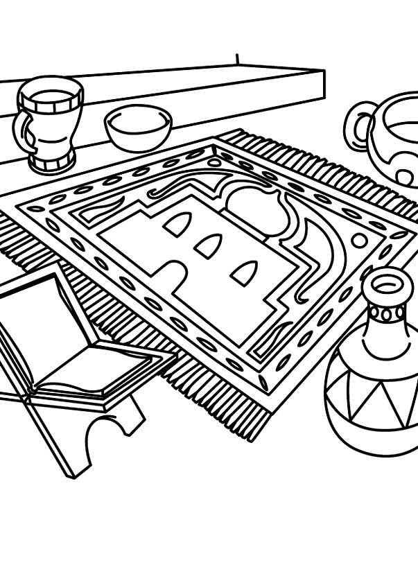 Religion In Morocco Coloring Page