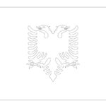 Albania Coat Of Arms Coloring Page