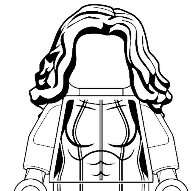 Lego She Hulk Coloring Page