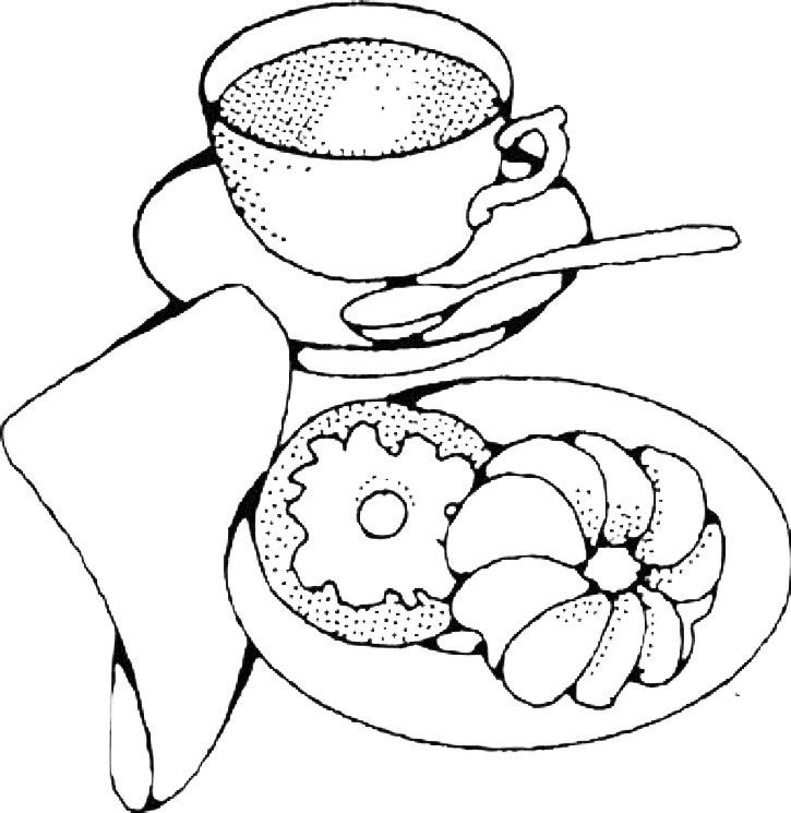 Love Coffee Coloring Page