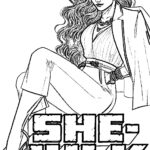 She Hulk Attorney At Law Coloring Page