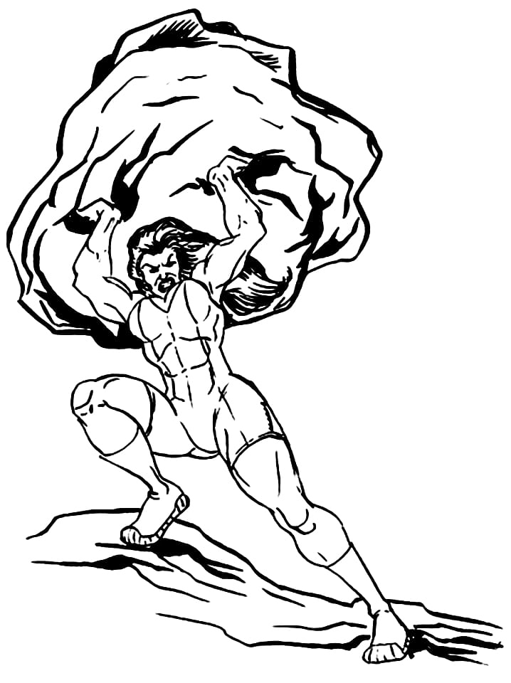 Strong She Hulk Coloring Page