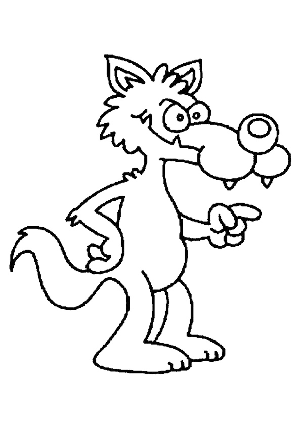 Big Bad Wolf Coloring Pages