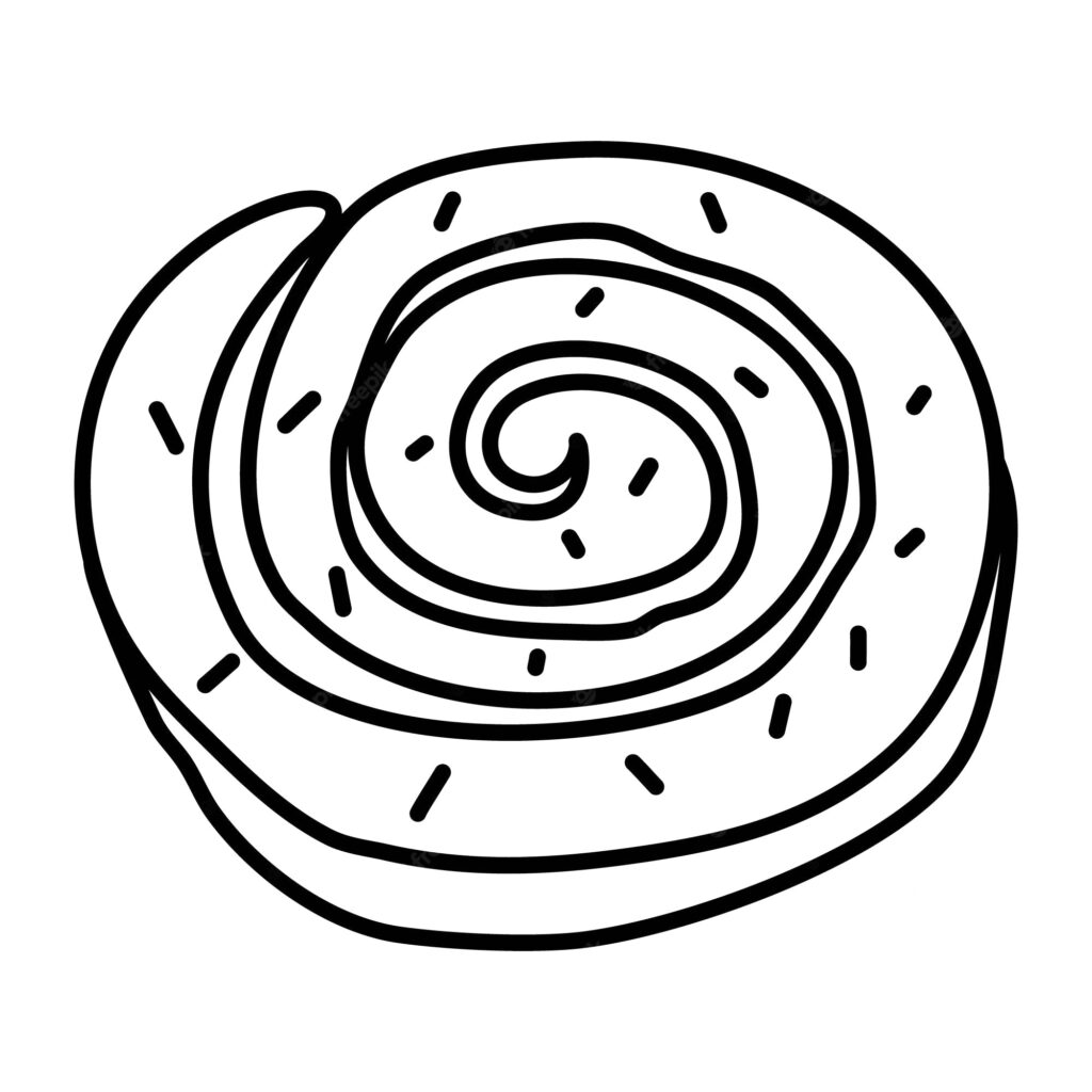 Burek Pastry Coloring Page