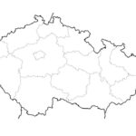 Czech Republic Map Coloring Page