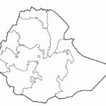 Ethiopia Map Coloring Page