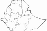 Ethiopia Map Coloring Page