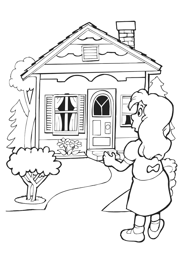 Goldilocks Coloring Page