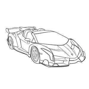 Free Printable Lamborghini Coloring Pages For Kids