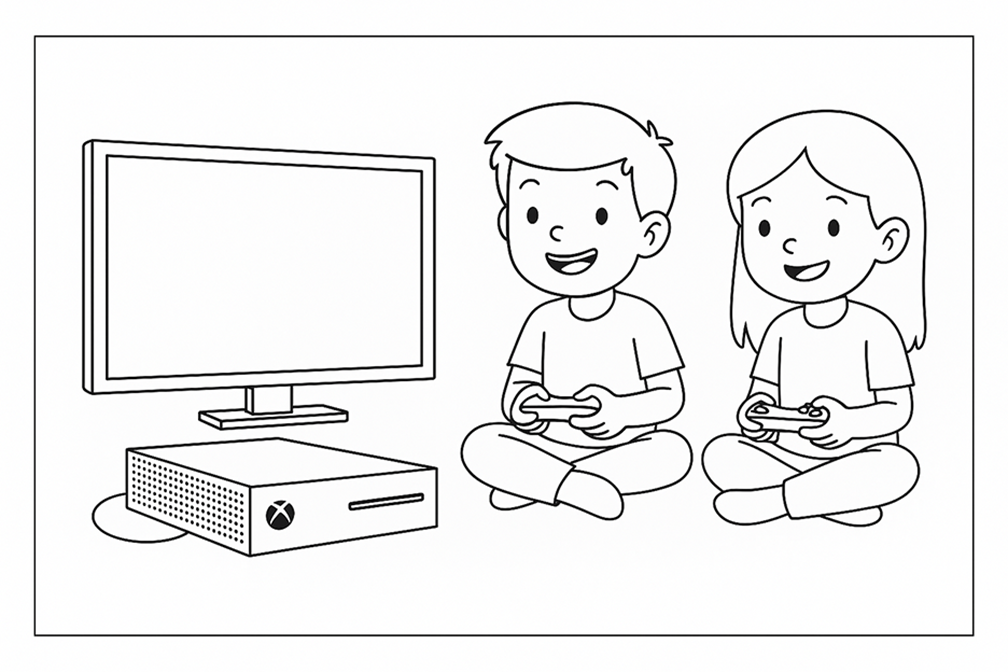 Children Having Fun Playing Games