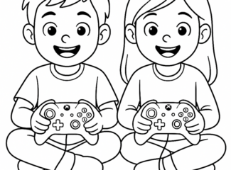 Children Playing Video Games