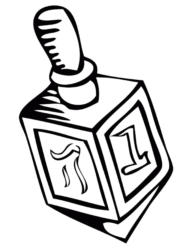 Dreidel Coloring Pages