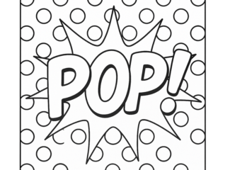 Pop Art Coloring Pages