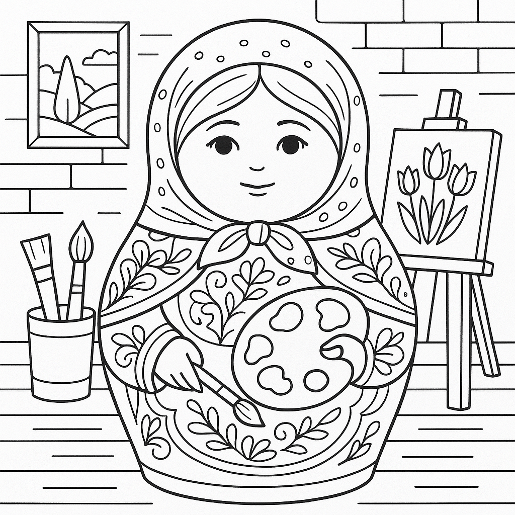 Artist Nesting Doll