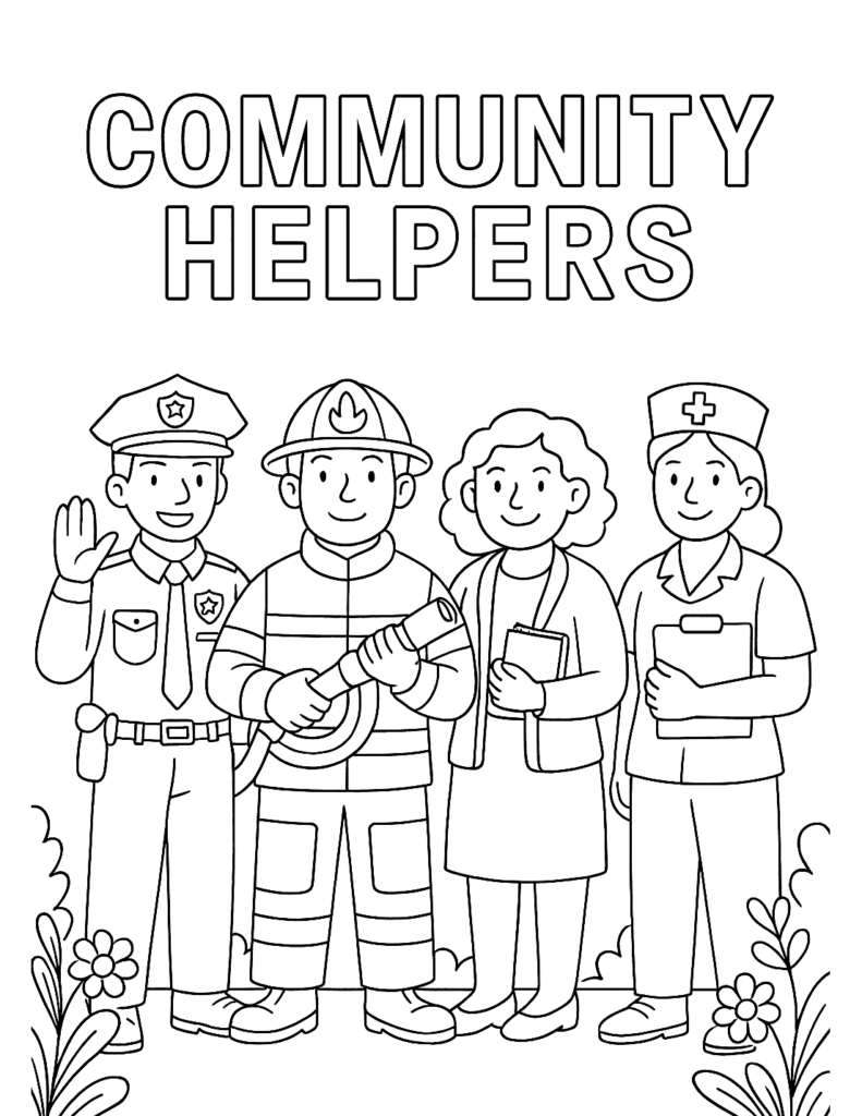Community Helpers Title