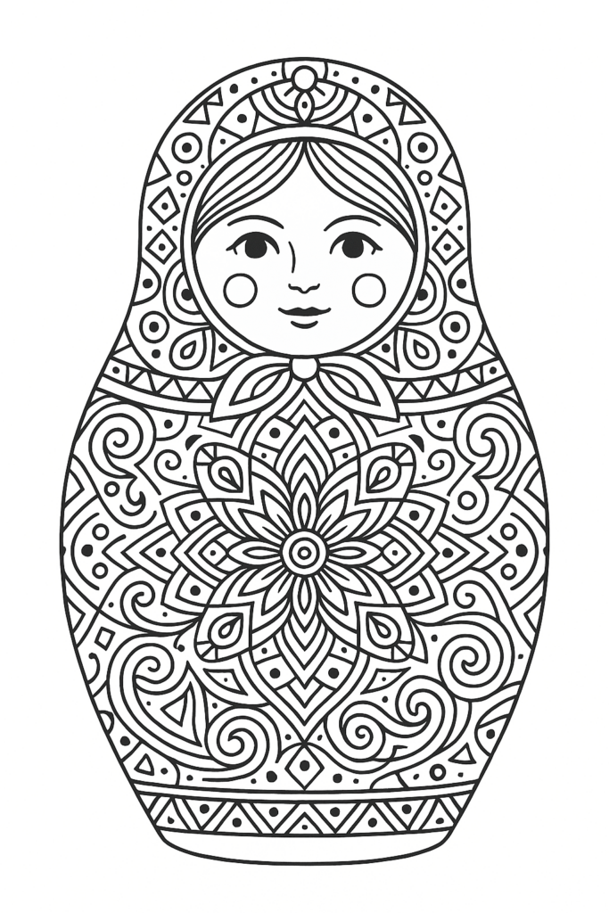 Detailed Nesting Doll