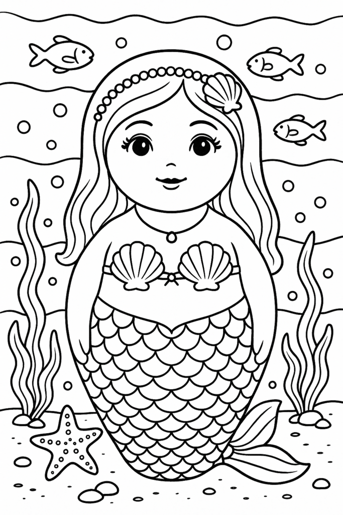 Mermaid Nesting Doll
