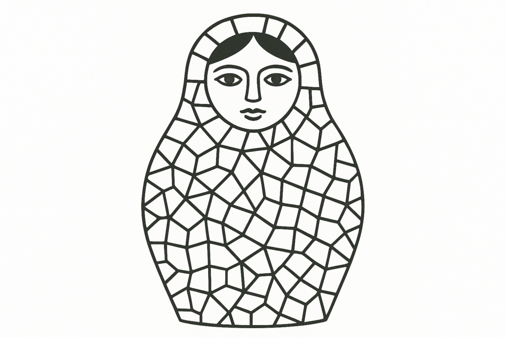 Mosaic Nesting Doll