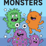 Silly Monsters Coloring Book Cover