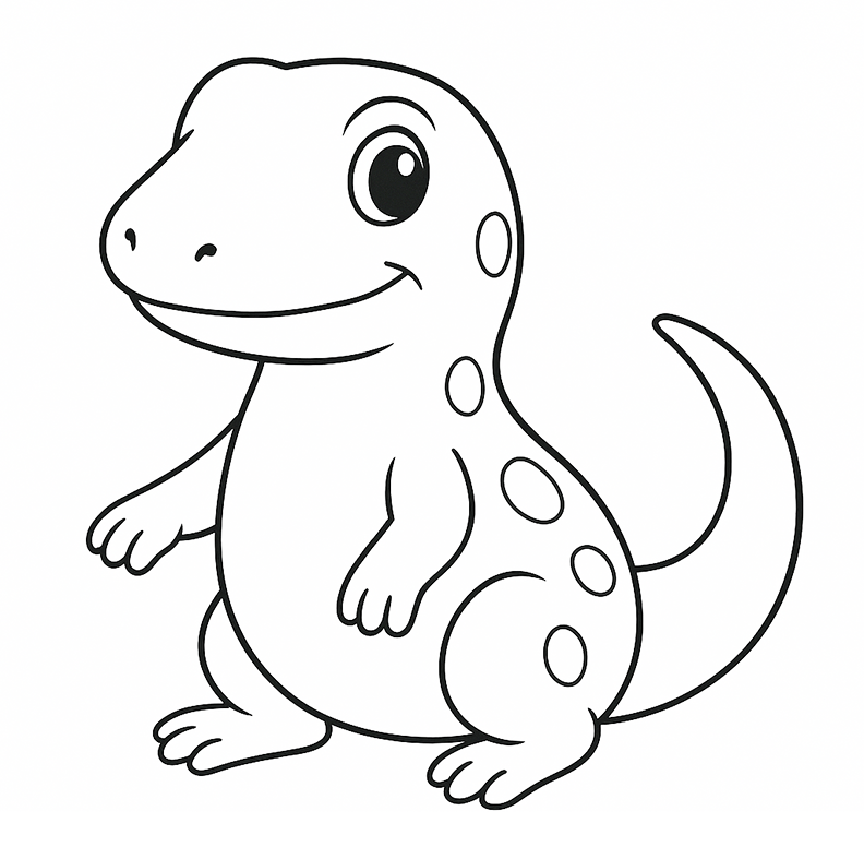 Salamander Coloring Pages