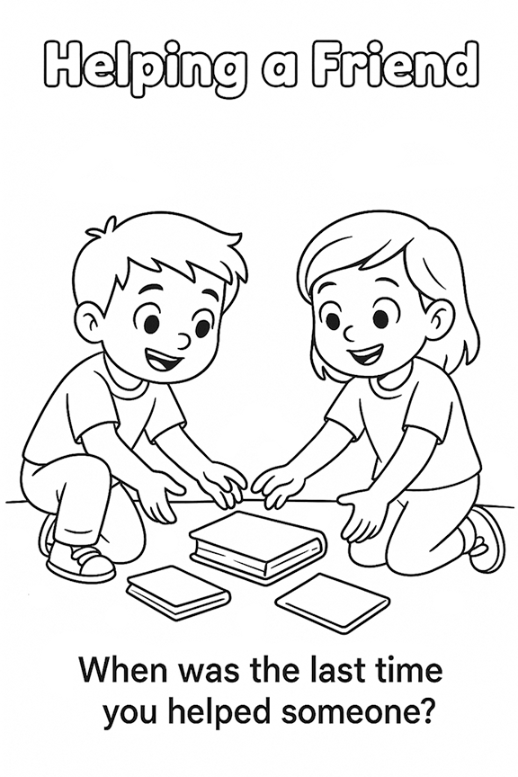 Kindness Counts Coloring Pagev