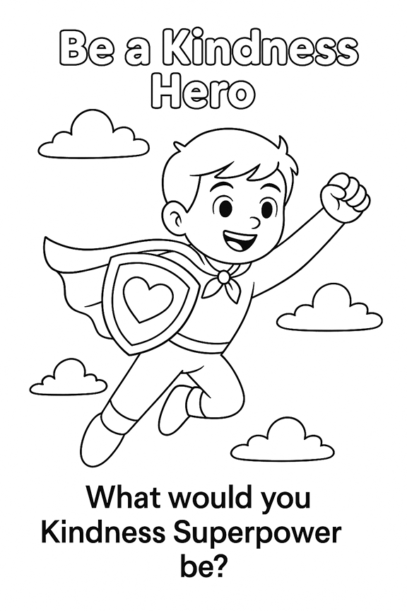 Kindness Counts Coloring Page