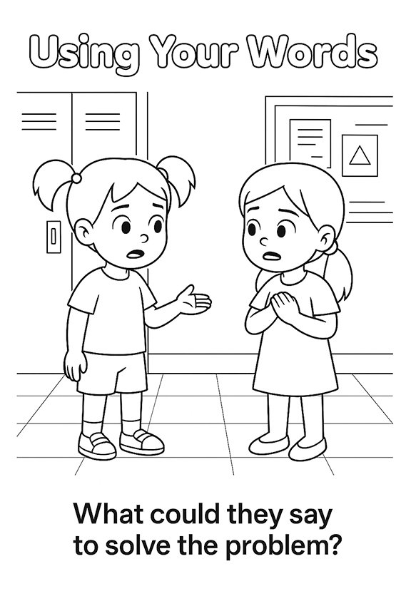 Kindness Counts Coloring Page
