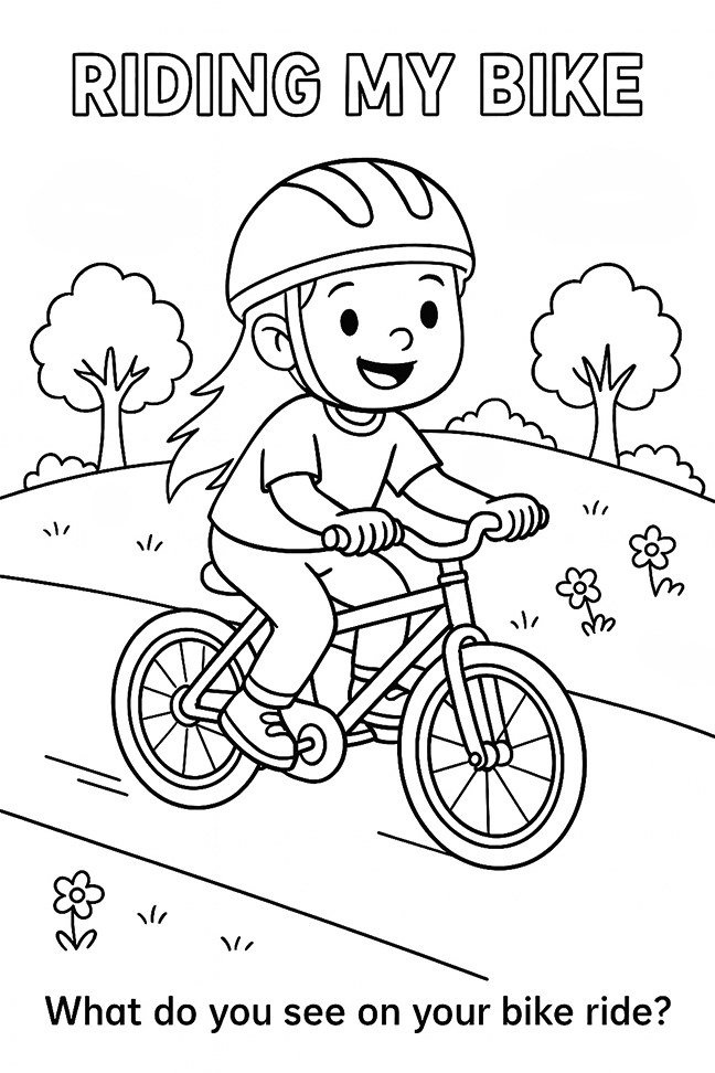Lets Move Coloring Book Page 1