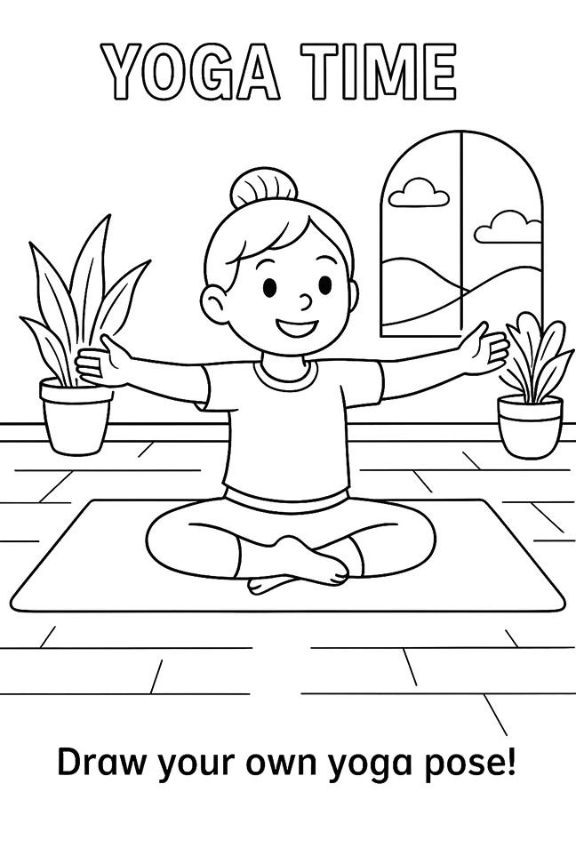 Lets Move Coloring Book Page 2