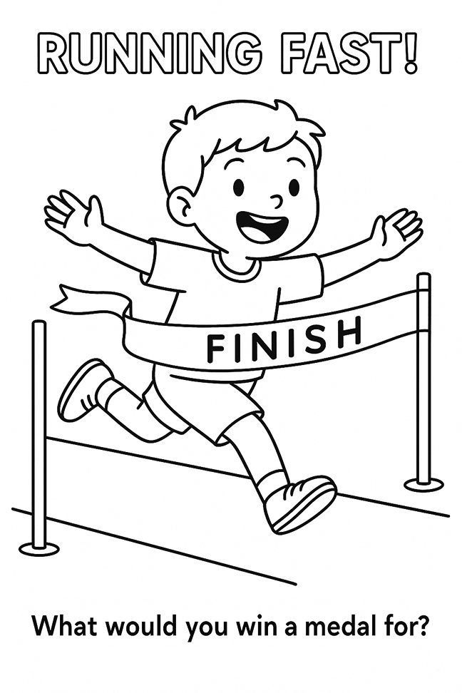 Lets Move Coloring Book Page 3