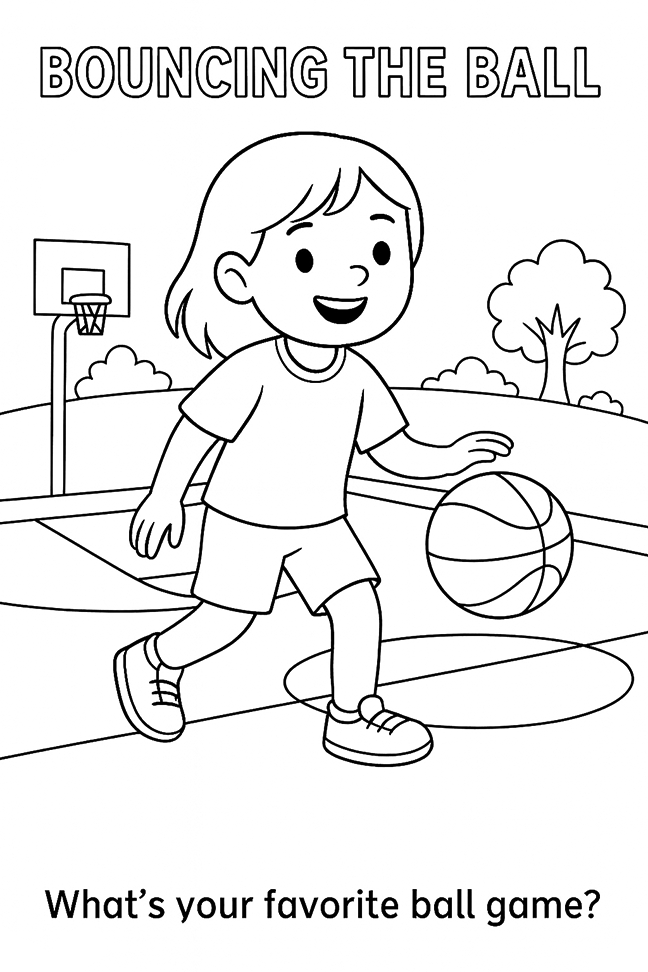 Lets Move Coloring Book Page 4