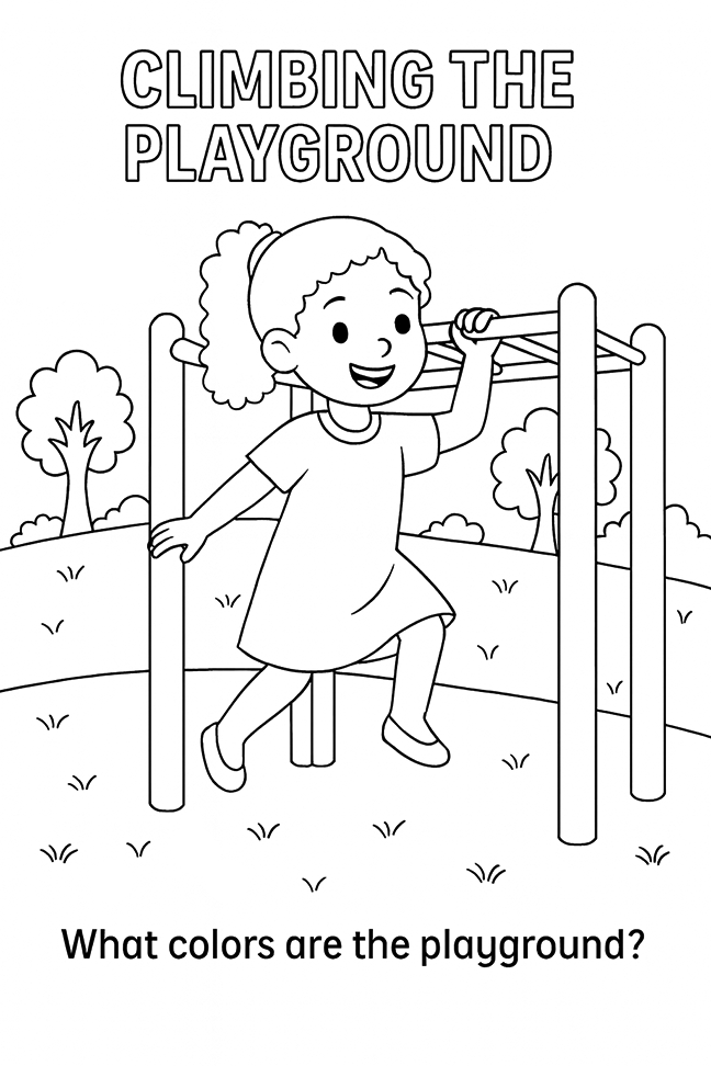 Lets Move Coloring Book Page 6