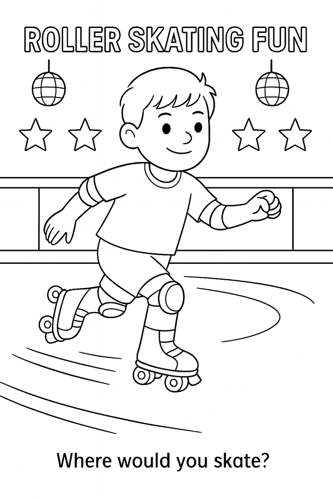 Lets Move Coloring Book Page 7