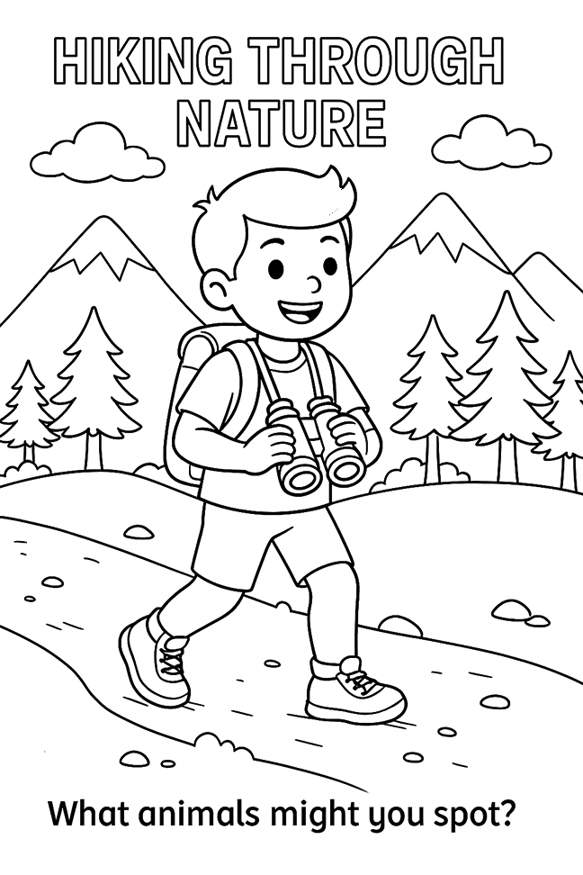 Lets Move Coloring Book Page 9