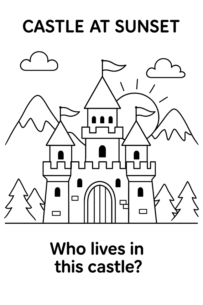 Once Upon A Time Coloring Book 7