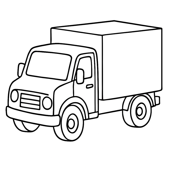Truck Coloring Page