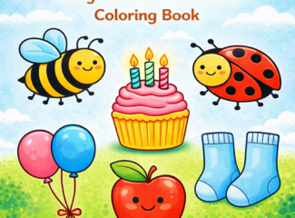 Color And Count Coloring Book Cover