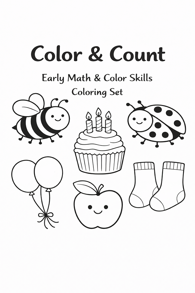 Color And Count Title Page