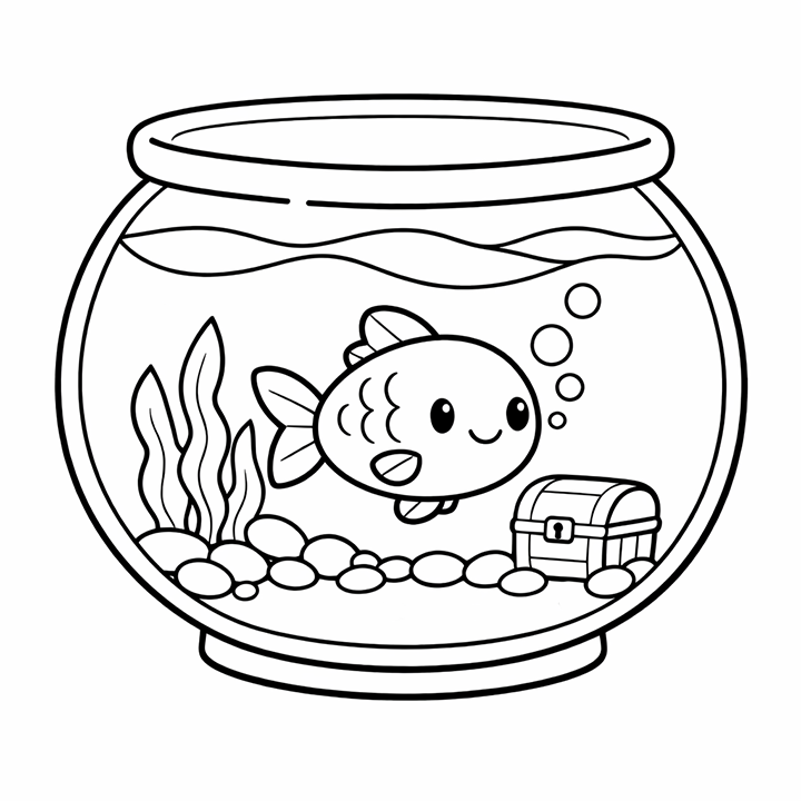Fish Coloring Page