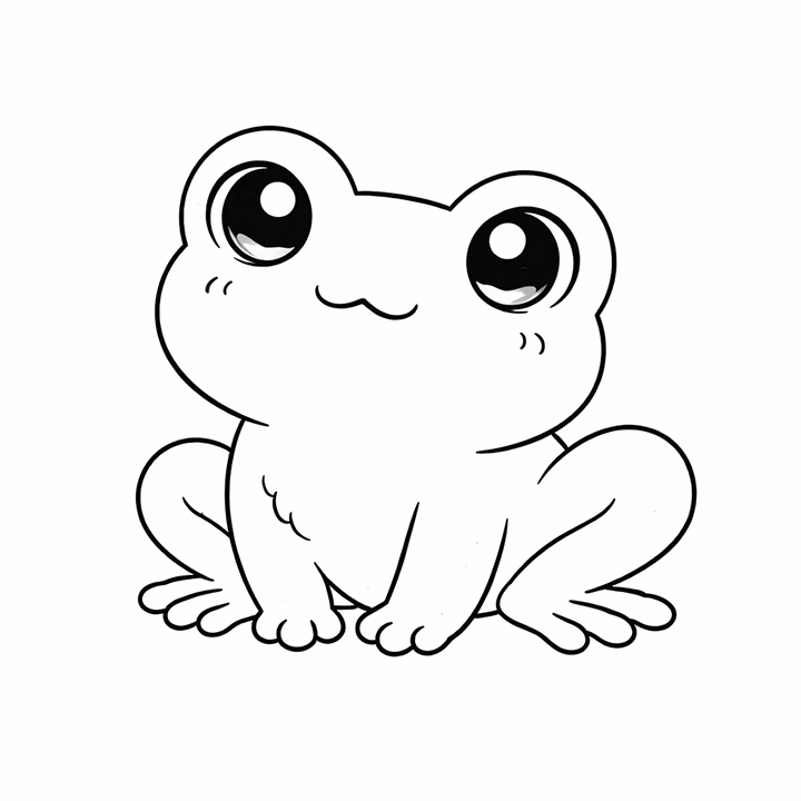 Frog Coloring Page