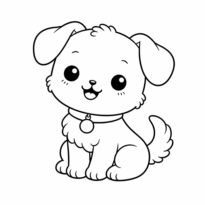 Puppy Coloring Page