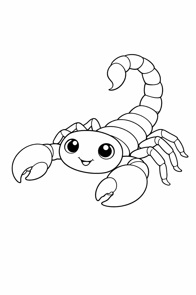 Scorpion Coloring Page