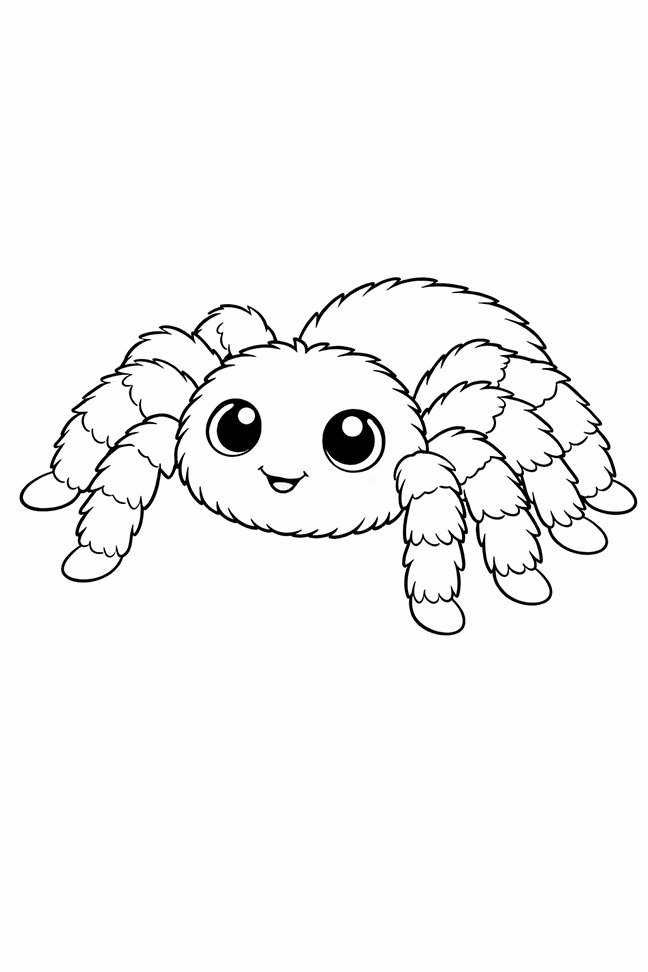Tarantula Coloring Page